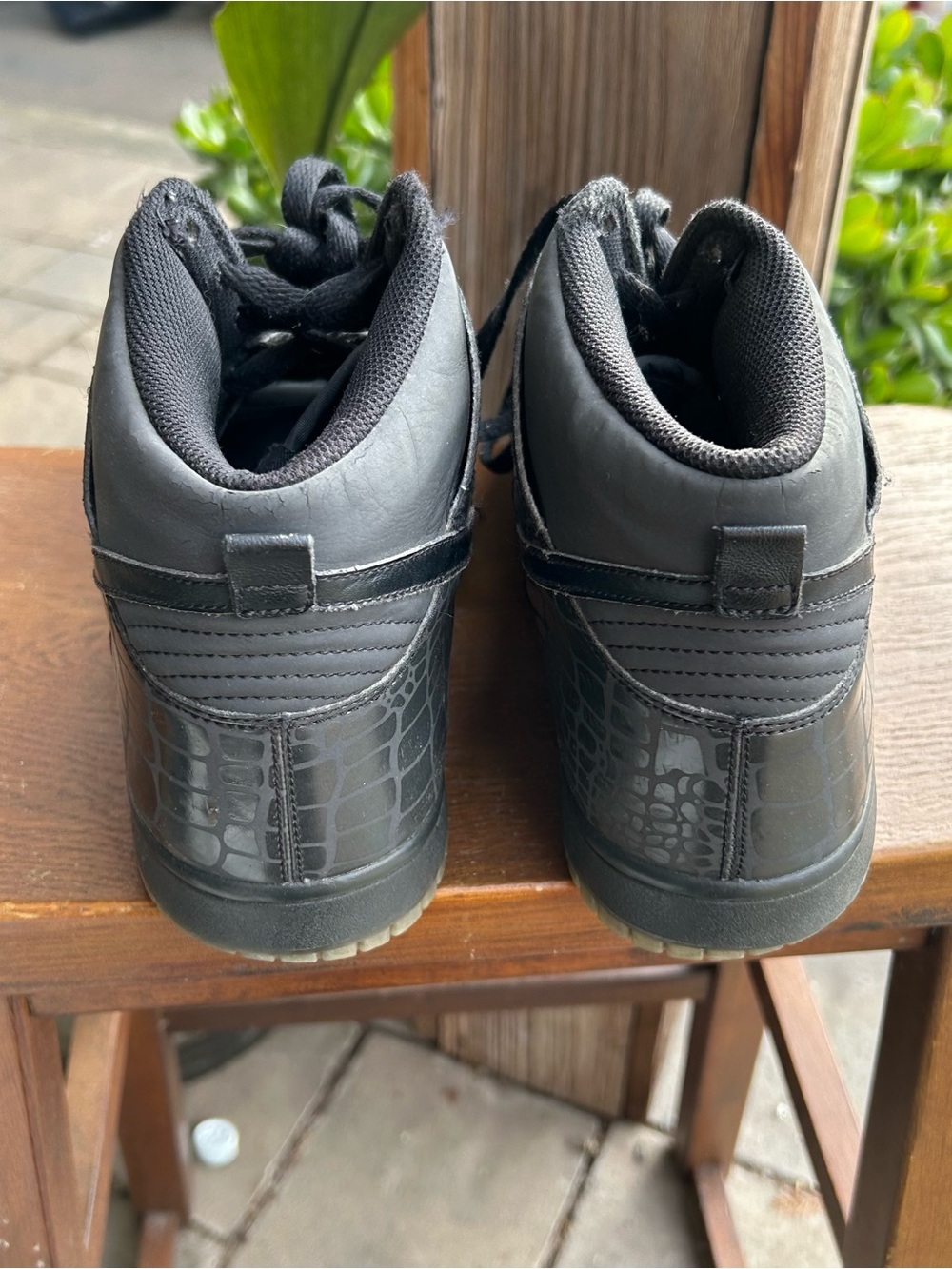Nike SB Dunk High Black Size 10 Men’s Shoes - Picture 5 of 7